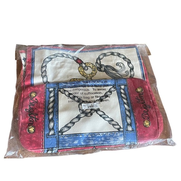 NEW  Brighton Seas The Day Promo Tote NEW Sailor Girl Waves 14.5x15.5" - Picture 2 of 6